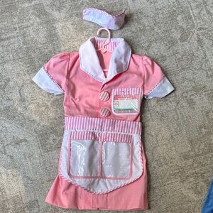 Melissa and Doug waitress costume with Apron and Headband